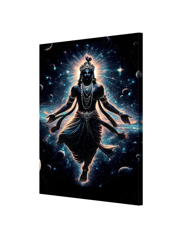 Mystical_Cosmic_Krishna_Canvas-Wrapped_Painting_|_|_Spiritual_Art,_Meditation_Decor,_Divine_Vibes