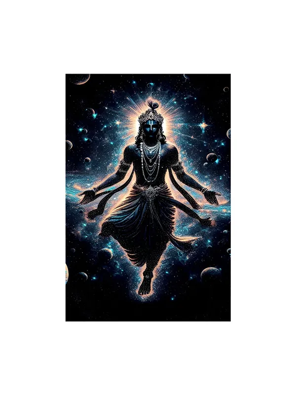 Mystical_Cosmic_Krishna_Canvas-Wrapped_Painting_|_|_Spiritual_Art,_Meditation_Decor,_Divine_Vibes