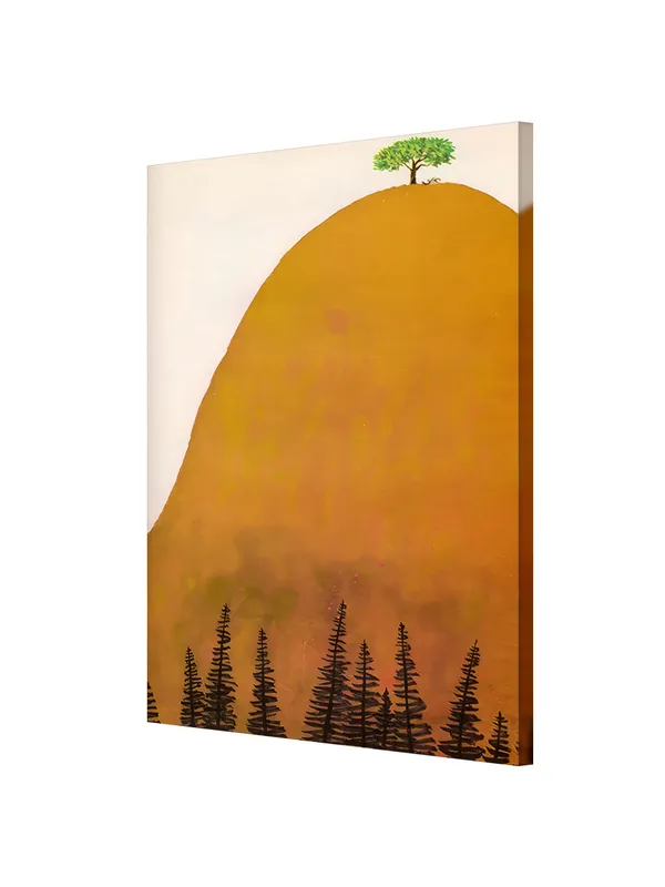 Minimalist_Tree_On_Hilltop_Canvas-Wrapped_Painting_|_|_Calm_Nature_Art,_Serene_Spaces_Decor