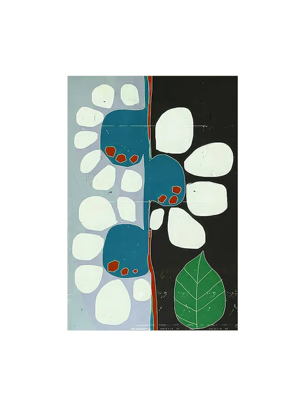 Modern_Abstract_Botanical_Canvas-Wrapped_Painting_|_|_Bold_Colors,_Nature-Inspired_Home_Decor