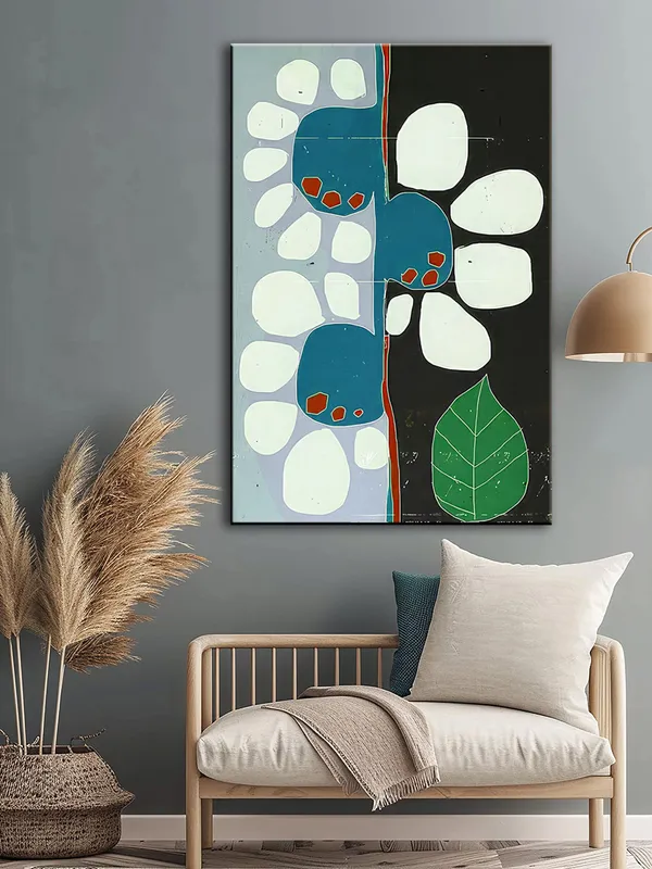 Modern_Abstract_Botanical_Canvas-Wrapped_Painting_|_|_Bold_Colors,_Nature-Inspired_Home_Decor