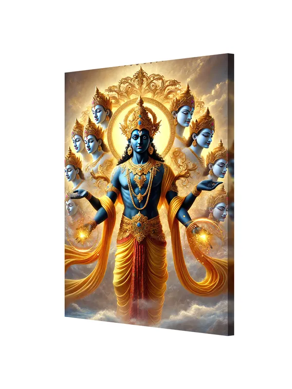 Divine_Vishnu_Cosmic_Multi-Headed_Canvas-Wrapped_Painting_|_|_Spiritual,_Multidimensional_Hindu_Art