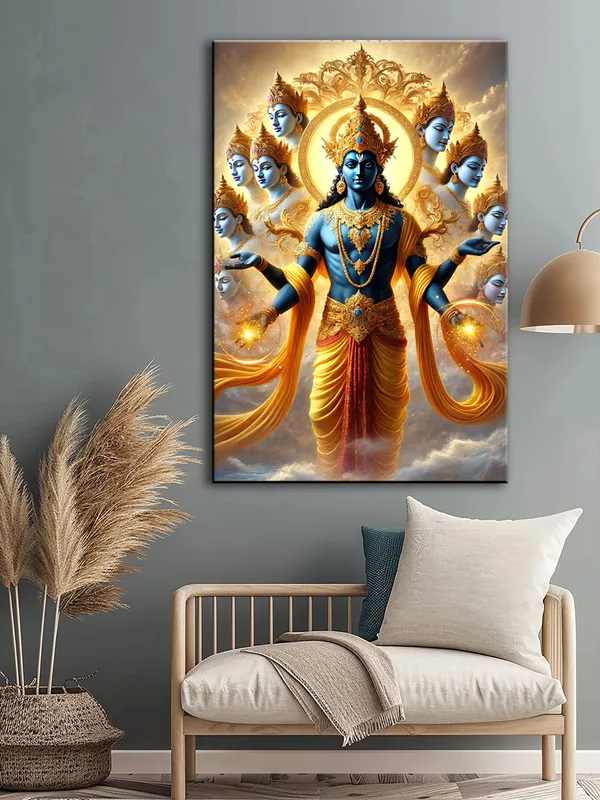 Divine_Vishnu_Cosmic_Multi-Headed_Canvas-Wrapped_Painting_|_|_Spiritual,_Multidimensional_Hindu_Art