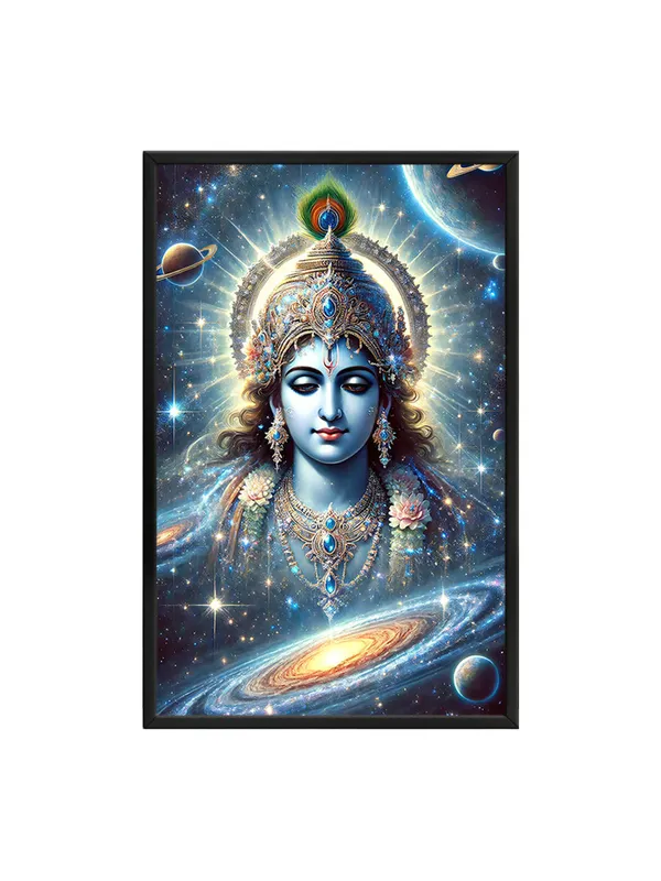 Box_Fiber_Frame_Cosmic_Krishna_Portrait_Canvas-Wrapped_Painting_|_|_Spiritual,_Celestial_Energy_Art,_Mystical_Wall_Decor