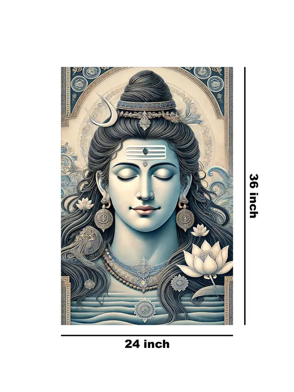 Shiva_Tranquil_Meditation_Canvas-Wrapped_Painting_|_|_Serene_Shiva_Art,_Spiritual_Calmness_For_Home