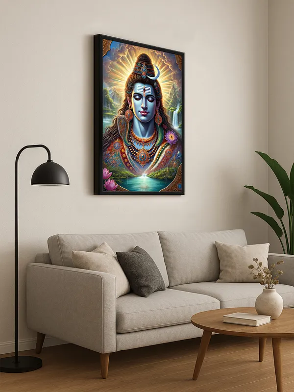 Box_Fiber_Frame_Lord_Shiva_Radiant_Aura_Canvas-Wrapped_Painting_|_|_Divine_Meditation_Art,_Ideal_For_Sacred_Spaces