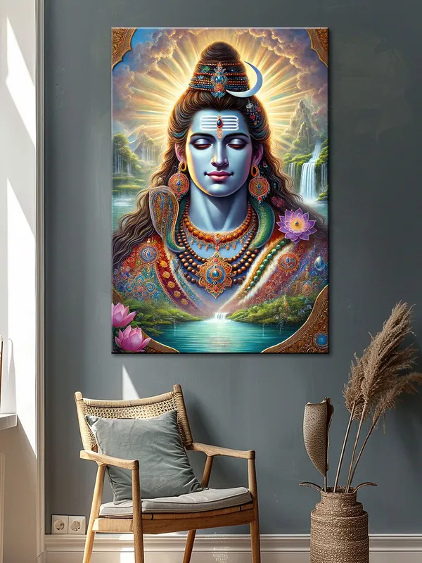 Lord_Shiva_Radiant_Aura_Canvas-Wrapped_Painting_|_|_Divine_Meditation_Art,_Ideal_For_Sacred_Spaces