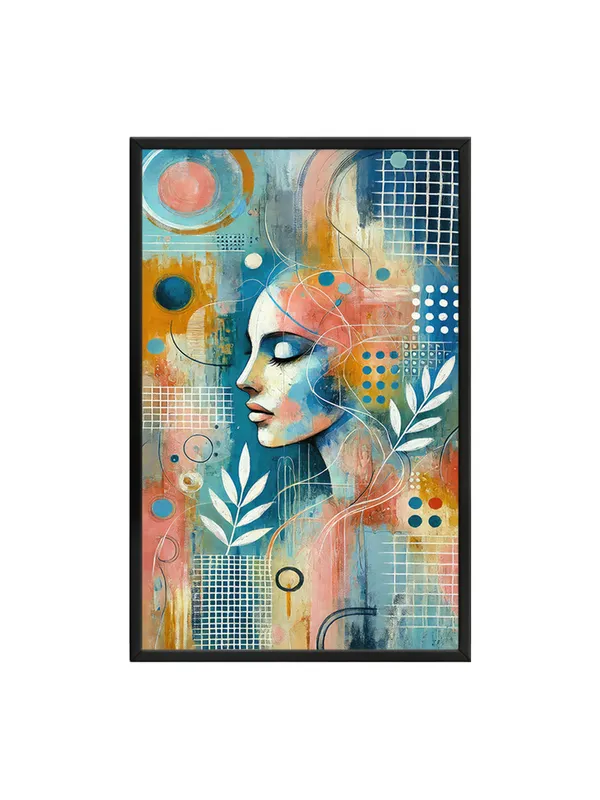 Box_Fiber_Frame_Modern_Abstract_Face_Canvas-Wrapped_Painting_|_|_Colorful,_Geometric_Wall_Art_For_Modern_Living_Spaces