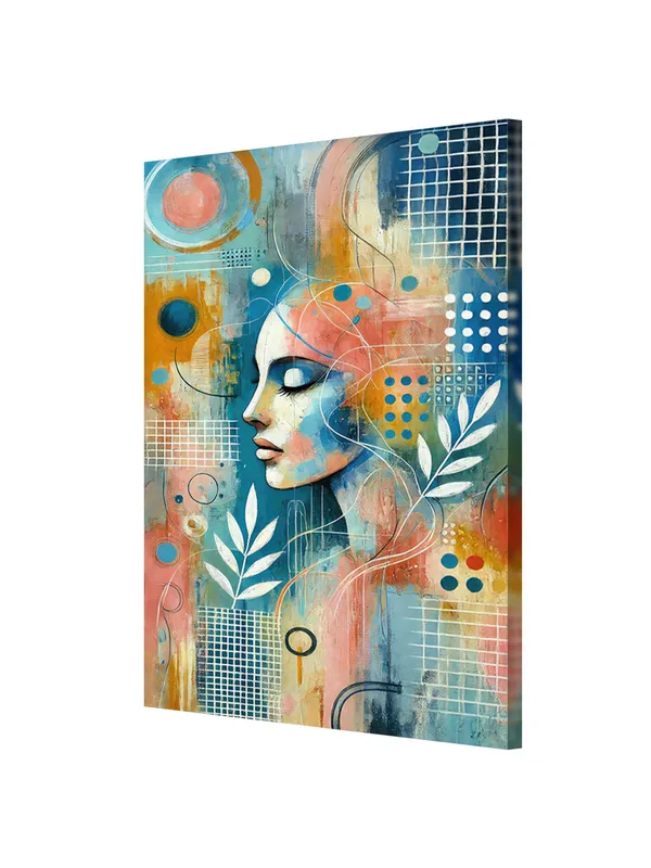 Modern_Abstract_Face_Canvas-Wrapped_Painting_|_|_Colorful,_Geometric_Wall_Art_For_Modern_Living_Spaces