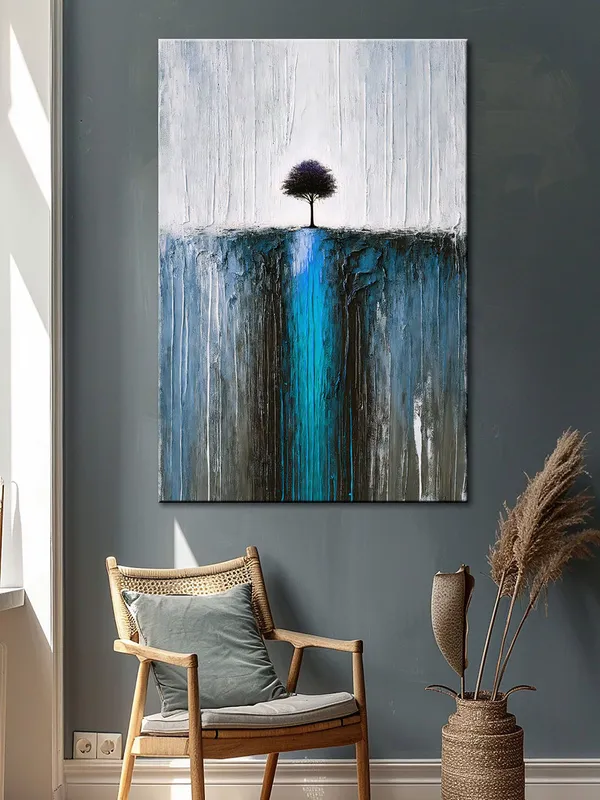 Lone_Tree_Abstract_Landscape_Canvas-Wrapped_Painting_|_|_Minimalist_Nature_Art,_Ideal_For_Calm_Spaces