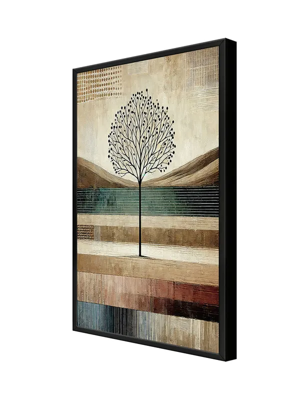 Box_Fiber_Frame_Abstract_Tree_Of_Life_Canvas-Wrapped_Painting_|_Nature-Inspired_Modern_Wall_Art_|_Earthy_Tones