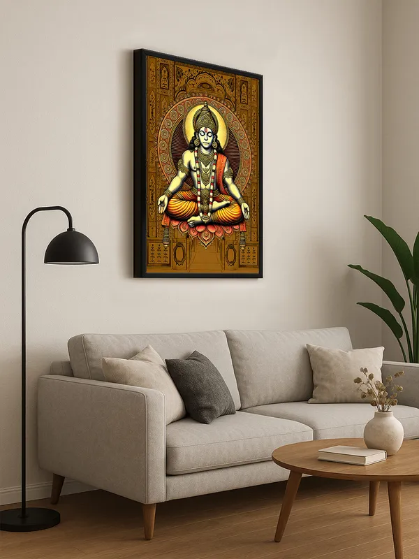 Box_Fiber_Frame_Sacred_Meditative_Deity_Art_Canvas-Wrapped_Painting_|_Spiritual_Art_|_Indian_Divine_Artwork