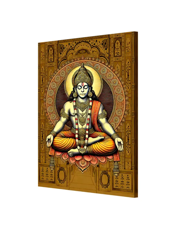 Sacred_Meditative_Deity_Art_Canvas-Wrapped_Painting_|_Spiritual_Art_|_Indian_Divine_Artwork