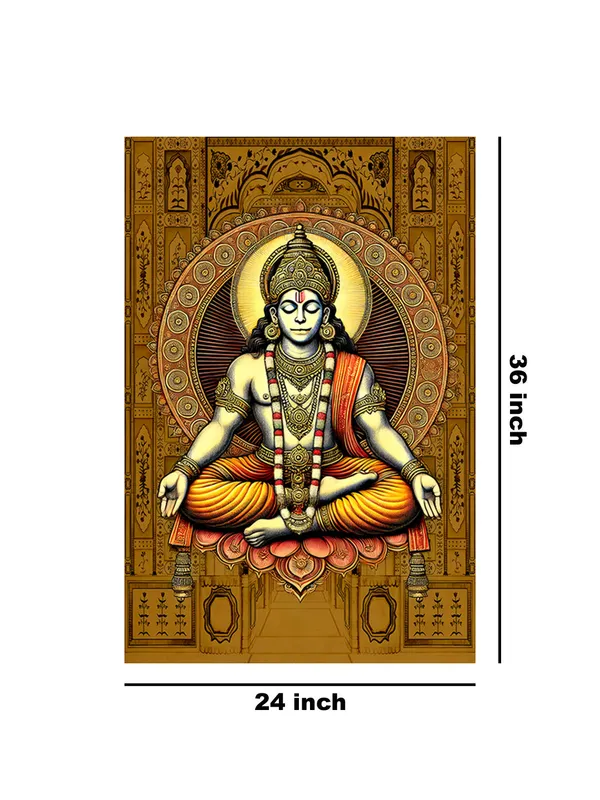 Sacred_Meditative_Deity_Art_Canvas-Wrapped_Painting_|_Spiritual_Art_|_Indian_Divine_Artwork