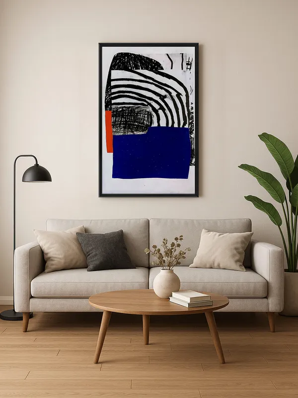 Box_Fiber_Frame_Bold_Abstract_Pattern_Canvas-Wrapped_Painting_–_Modern_Design_For_Living_Room,_Offices