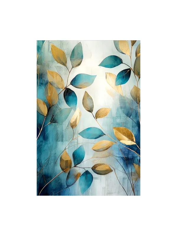 Modern_Leaf_Canvas_Painting_In_Gold_And_Blue_Tones_-_Elegant_Wall_Art_For_Home_And_Office