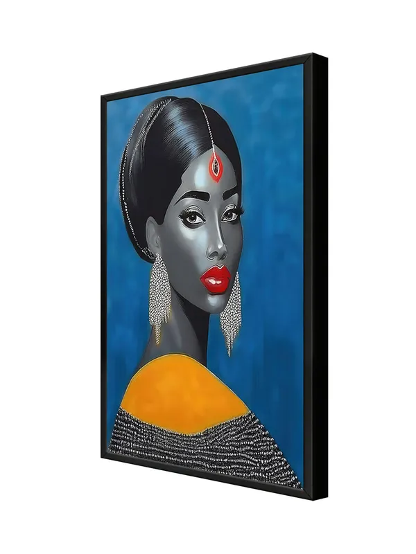 Box_Fiber_Frame_Striking_Portrait_With_Red_Accents_Canvas-Wrapped_Painting_–_Sophisticated_Wall_Art