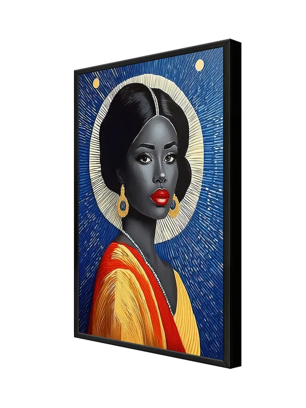 Box_Fiber_Frame_Ethnic_Beauty_Canvas-Wrapped_Painting_–_Bold_Art_For_Living_Room,_Bedrooms,_Hotels
