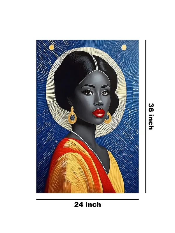 Ethnic_Beauty_Canvas-Wrapped_Painting_–_Bold_Art_For_Living_Room,_Bedrooms,_Hotels