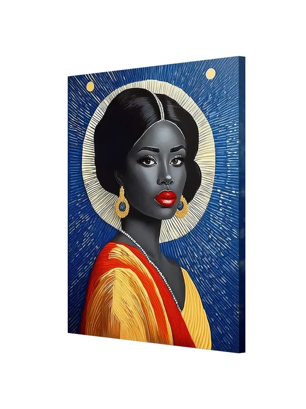 Ethnic_Beauty_Canvas-Wrapped_Painting_–_Bold_Art_For_Living_Room,_Bedrooms,_Hotels