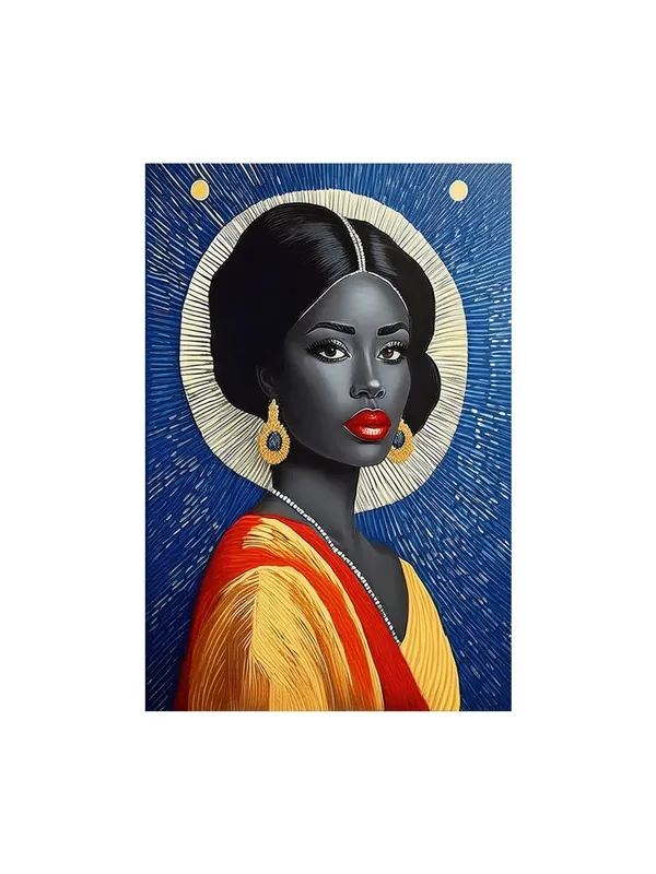 Ethnic_Beauty_Canvas-Wrapped_Painting_–_Bold_Art_For_Living_Room,_Bedrooms,_Hotels
