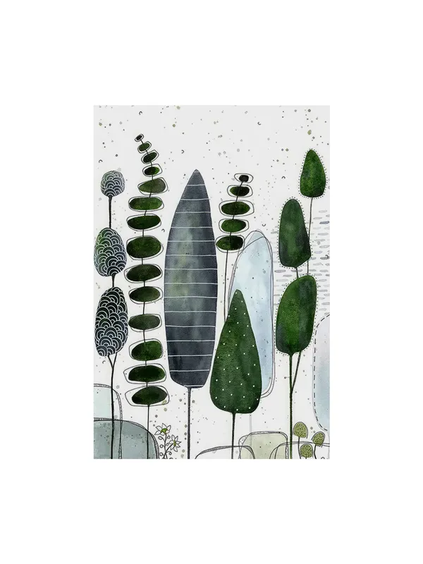 Modern_Canvas-Wrapped_Abstract_Botanical_Art_-_Inch_-_Minimalist_Green_Leaf_Art_Decor