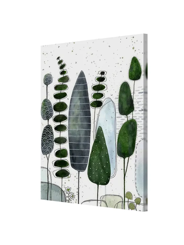 Modern_Canvas-Wrapped_Abstract_Botanical_Art_-_Inch_-_Minimalist_Green_Leaf_Art_Decor