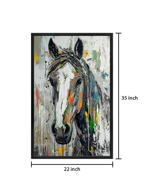 Box_Fiber_Frame_Vibrant_Horse_Portrait_Canvas_-_Inch_-_Colorful_Equine_Abstract_Wall_Art