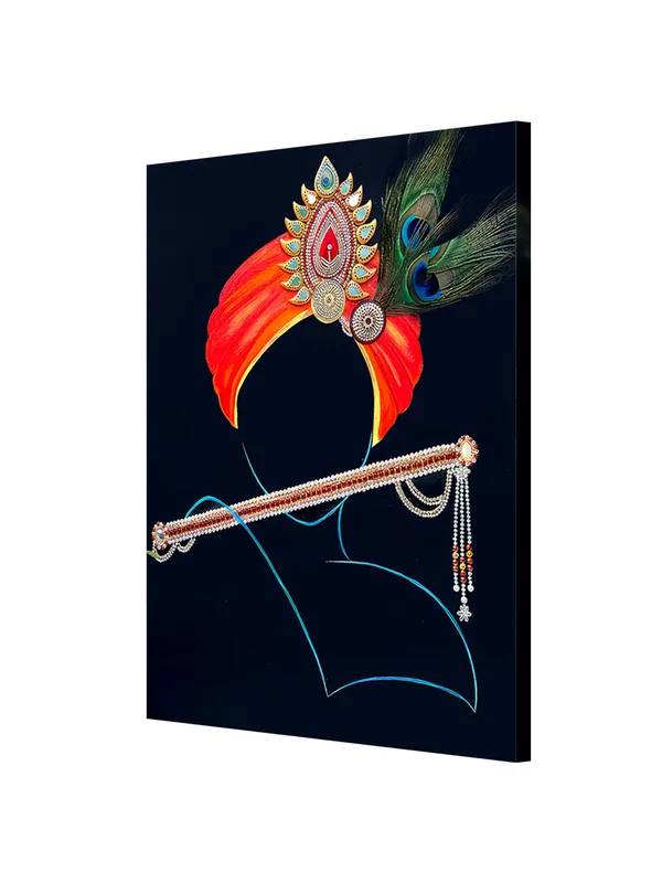Krishna_Inspired_Canvas-Wrapped_Abstract_Art_-_Inch_-_Religious_Wall_Decor