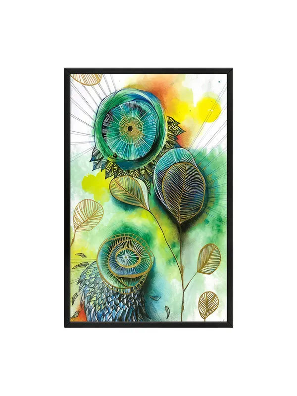 Box_Fiber_Frame_Floral_Abstract_Canvas_Wall_Art_-_Inch_-_Bright,_Contemporary_Green_Tones