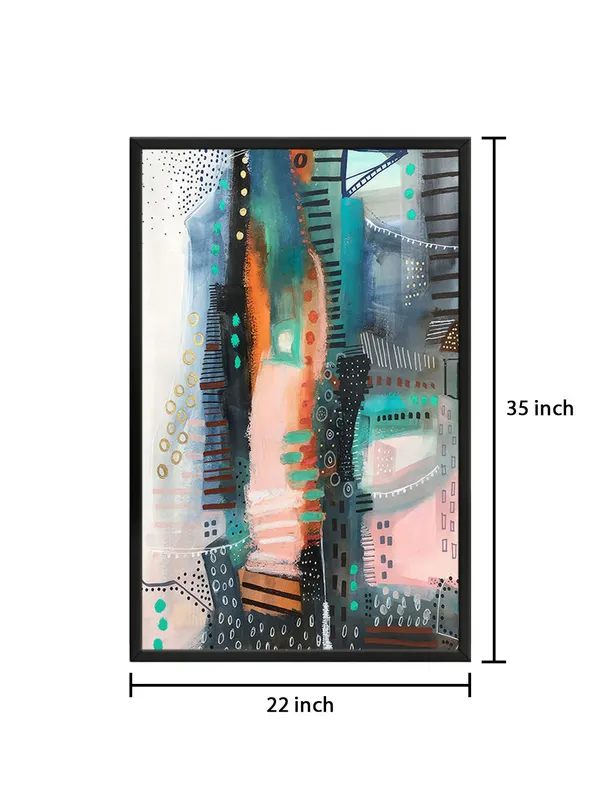 Box_Fiber_Frame_Geometric_Abstract_Canvas_Wall_Art_-_Inch_-_Minimalist_Black_And_Orange_Art