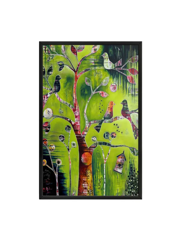 Box_Fiber_Frame_Vibrant_Birds_On_Tree_Canvas-Wrapped_Painting_-_Nature_Inspired_Art_For_Home_And_Office_Decor
