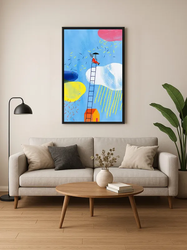Box_Fiber_Frame_Ladder_To_The_Sky_Canvas-Wrapped_Painting_-_Whimsical_Art_For_Your_Home_Decor