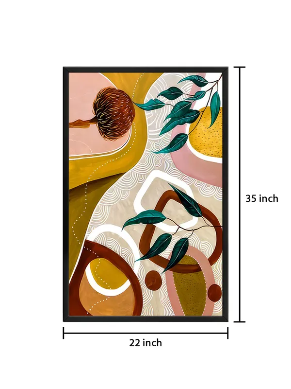 Box_Fiber_Frame_Organic_Shapes_And_Nature_Canvas-Wrapped_Painting_-_Perfect_For_Modern_Spaces