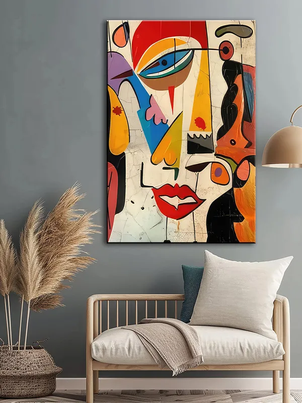 Cubist_Portrait_Canvas-Wrapped_Painting_-_Abstract_Faces_For_Bold_Interiors