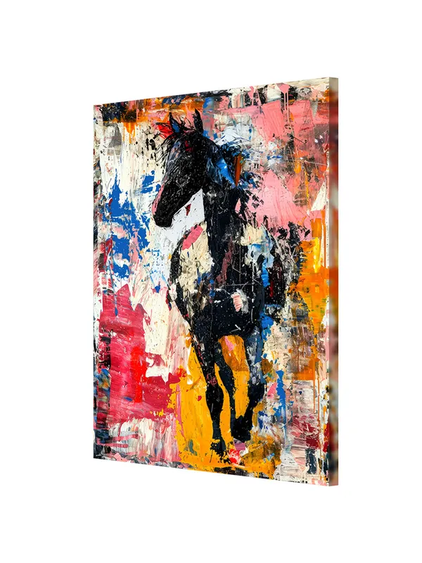 Running_Horse_Canvas-Wrapped_Painting_-_A_Dynamic,_Expressive_Painting_For_Art_Enthusiasts