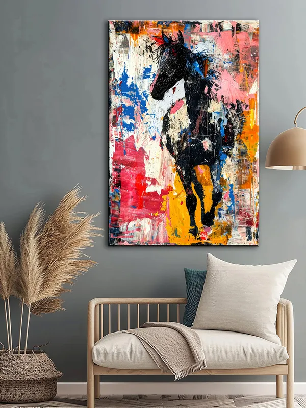 Running_Horse_Canvas-Wrapped_Painting_-_A_Dynamic,_Expressive_Painting_For_Art_Enthusiasts