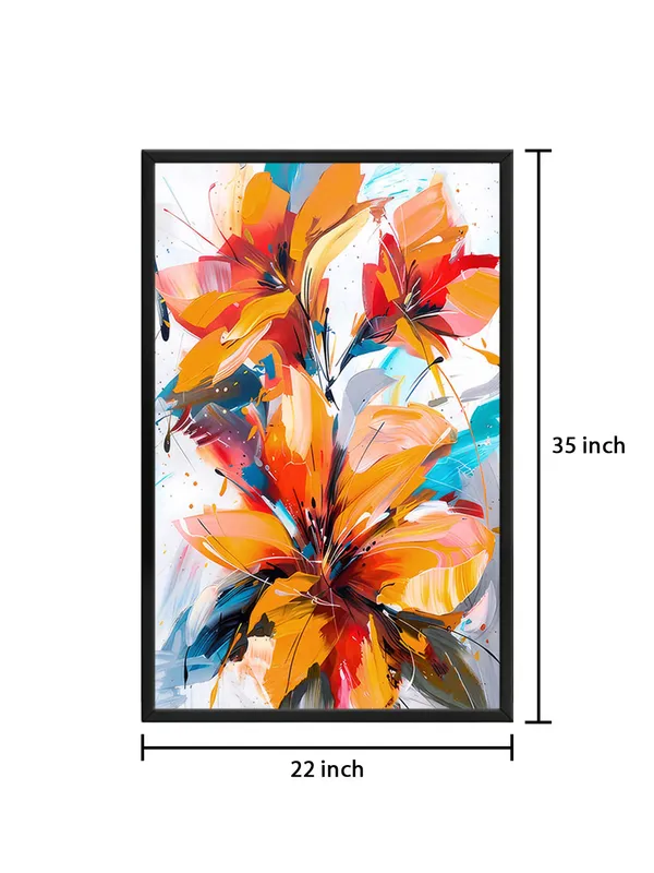 Box_Fiber_Frame_Vibrant_Floral_Explosion_Canvas-Wrapped_Painting_-_Bold_Flower_Artwork_For_Living_Room,_Bedroom,_Office