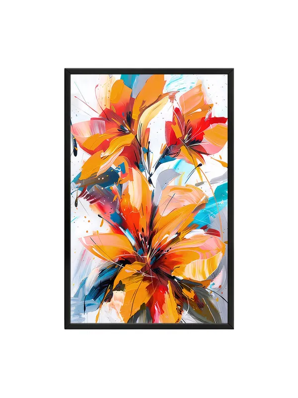 Box_Fiber_Frame_Vibrant_Floral_Explosion_Canvas-Wrapped_Painting_-_Bold_Flower_Artwork_For_Living_Room,_Bedroom,_Office