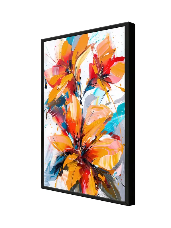 Box_Fiber_Frame_Vibrant_Floral_Explosion_Canvas-Wrapped_Painting_-_Bold_Flower_Artwork_For_Living_Room,_Bedroom,_Office