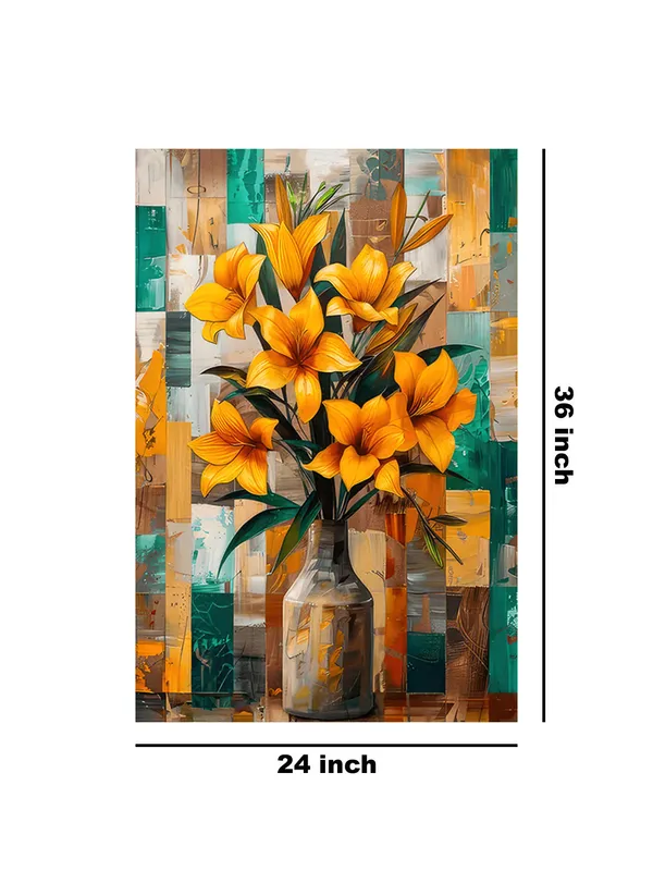 Bright_Lilies_Vase_Canvas-Wrapped_Painting_-_Lush_Floral_Art_For_Interiors