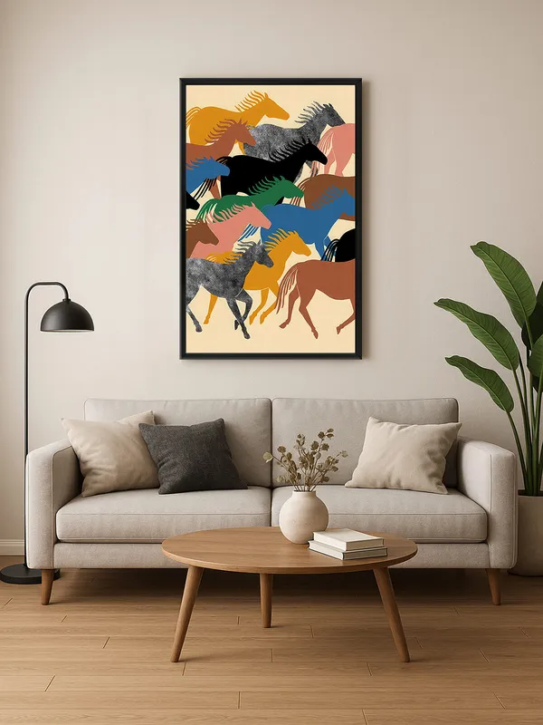 Box_Fiber_Frame_Running_Horses_Canvas-Wrapped_Painting_-_Modern_Animal_Wall_Art_For_Large_Spaces