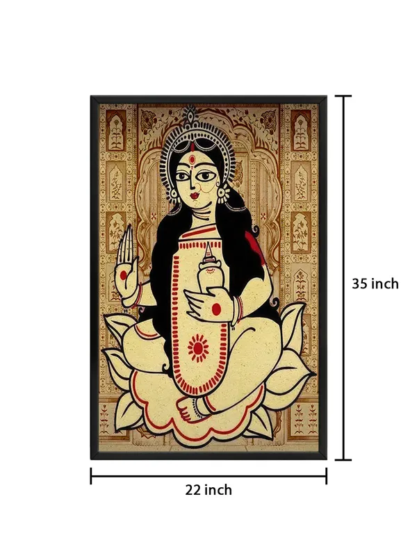 Box_Fiber_Frame_Abstract_Goddess_Canvas-Wrapped_Painting_-_Traditional_Religious_Artwork_For_Sacred_Spaces