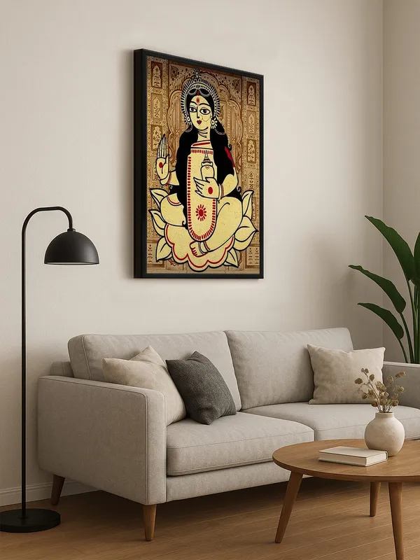 Box_Fiber_Frame_Abstract_Goddess_Canvas-Wrapped_Painting_-_Traditional_Religious_Artwork_For_Sacred_Spaces