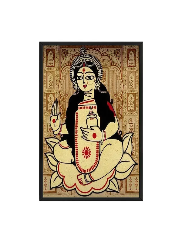 Box_Fiber_Frame_Abstract_Goddess_Canvas-Wrapped_Painting_-_Traditional_Religious_Artwork_For_Sacred_Spaces