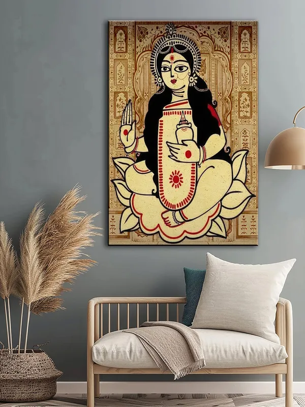 Abstract_Goddess_Canvas-Wrapped_Painting_-_Traditional_Religious_Artwork_For_Sacred_Spaces