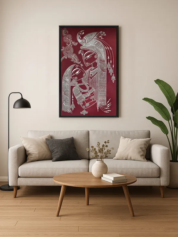 Box_Fiber_Frame_Beautiful_Abstract_Floral_Canvas_Wrapped_Painting_-_Vibrant_Red_And_Yellow_Flowers_Art_Piece