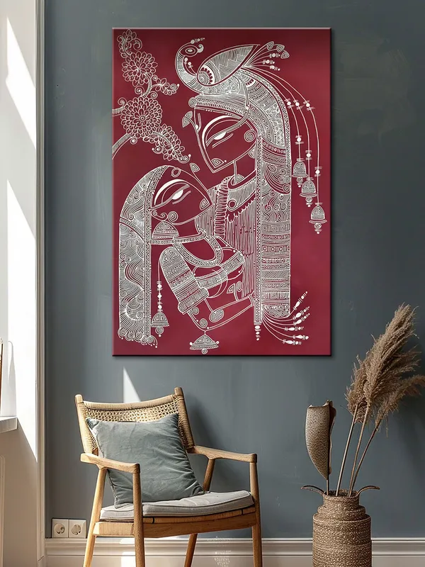 Beautiful_Abstract_Floral_Canvas_Wrapped_Painting_-_Vibrant_Red_And_Yellow_Flowers_Art_Piece_-_Perfect_For_Home_Decor