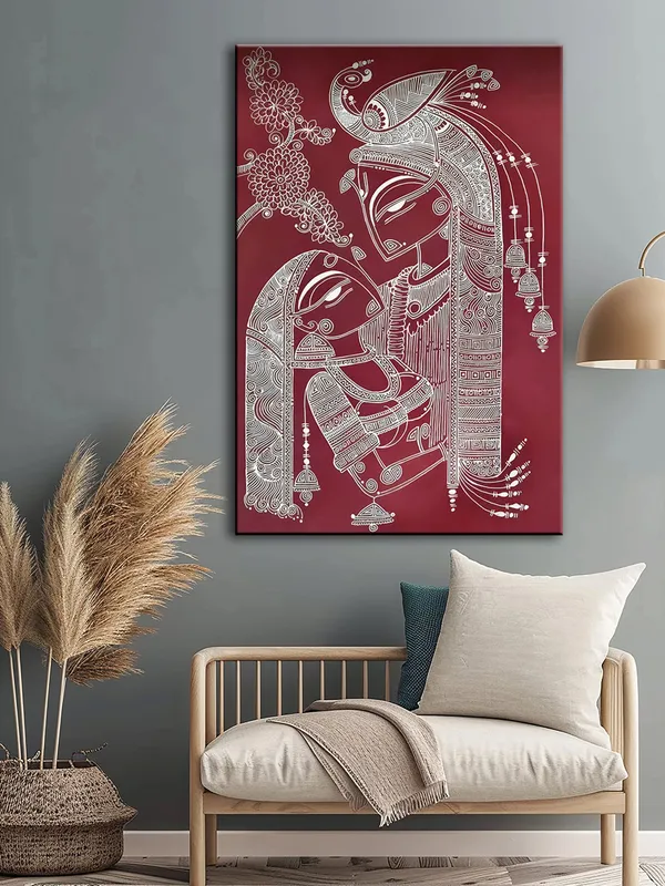 Beautiful_Abstract_Floral_Canvas_Wrapped_Painting_-_Vibrant_Red_And_Yellow_Flowers_Art_Piece_-_Perfect_For_Home_Decor