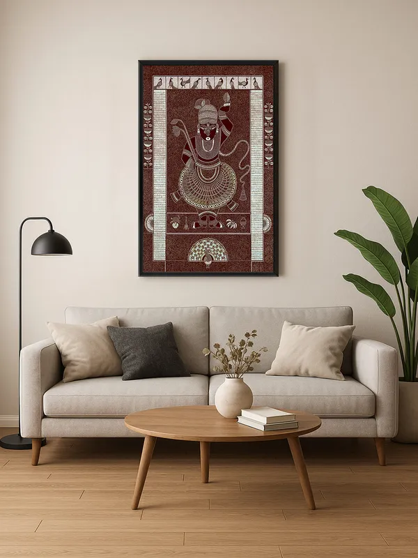 Box_Fiber_Frame_Modern_Metallic_Red_Flowers_Canvas_Wrapped_Painting_-_Stunning_Texture_&_Intricate_Design